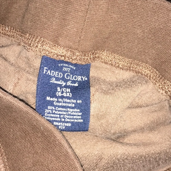 Little girls sz 6/6x two piece brown loungewear - Picture 5 of 5